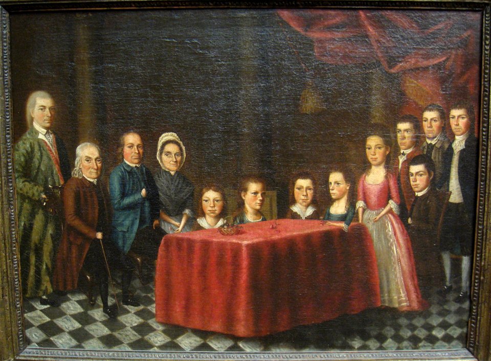 The Savage Family, circa 1779, by Edward Savage (1761-1817) - Worcester Art Museum - IMG 7686