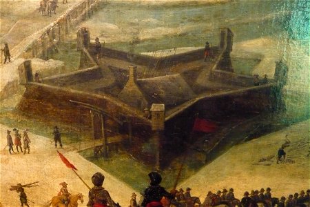 Siege of Jülich 1622 by Peter Snayers - detail 03