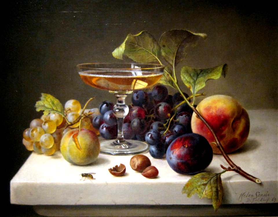 Still Life with Fruit and Champagne