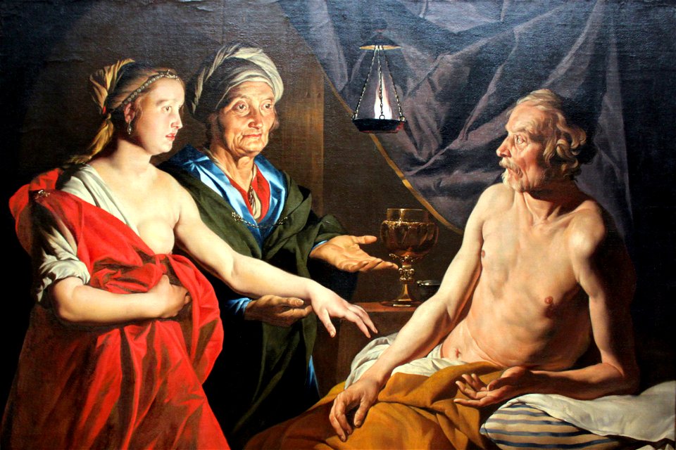 1638 Stom Sarah fuehrt Abraham Hagar zu anagoria