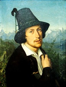 Simon CA Selbstbildnis m Tirolerhut 1830@20150929