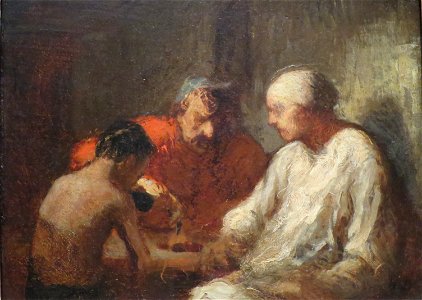 Study for 'Saltimbanques Resting' by Honoré Daumier