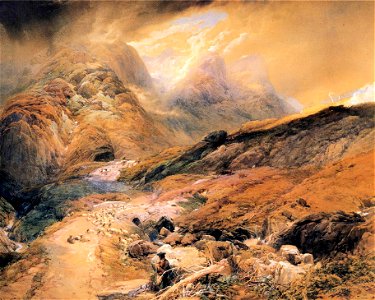 Thomas Miles Richardson - In the Pass of Glencoe, Argyllshire