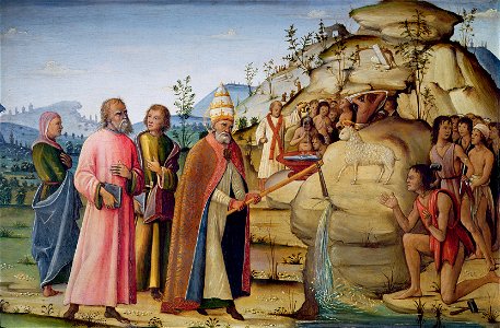 St Clement striking the Rock YORAG-804
