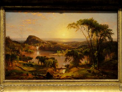 Summer, Lake Ontario, Jasper Francis Cropsey - Indianapolis Museum of Art - DSC00750