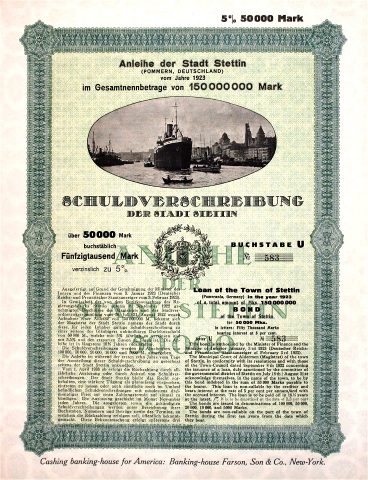 Stadt Stettin 1923