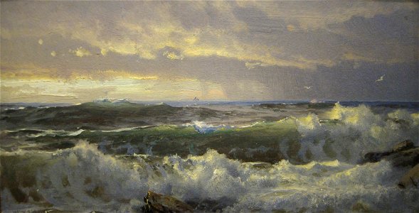 Surf on Rocks by William Trost Richards, c. 1890-1900