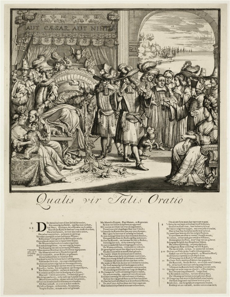 Spotprent op Jacobus II, 1689. NL-HlmNHA 53009123