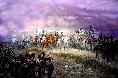 Édouard Detaille (1848-1912) Le Soir d’Iéna, 8 octobre 1806 of La victoire est à nous - Les Invalides Parijs 23-8-2017