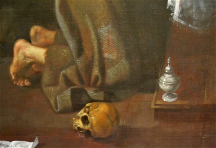 Última Comunió de la Magdalena (detall), Jeroni Jacint Espinosa, Museu de Belles Arts de València