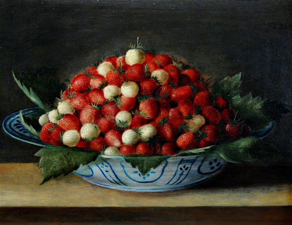 Sébastien Stoskopff, Jatte de fraises