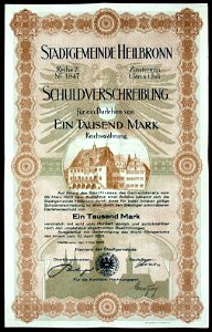 Stadtgemeinde Heilbronn 1923