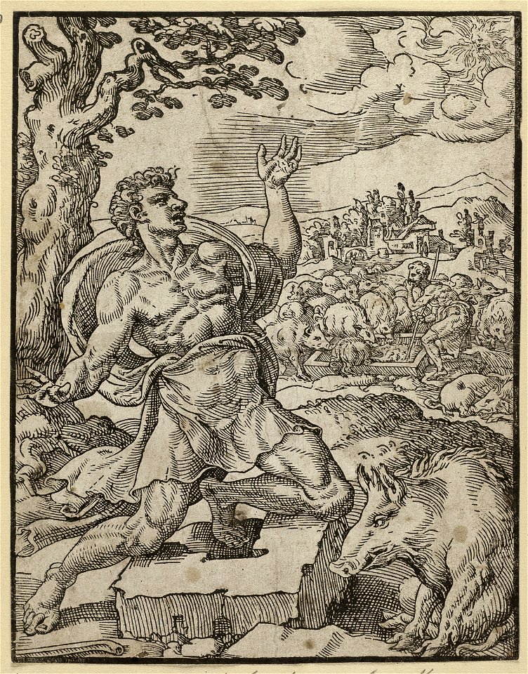 Spijtbetuiging van de verloren zoon (Lucas 1515-19). NL-HlmNHA 1477 53008597