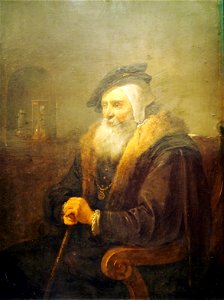 Teniers Alter Mann m Lehnstuhl@Herzog Anton Ulrich Museum