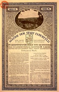 Stadt Elberfeld 1922