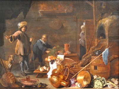 Teniers, An artist in his studio. Free illustration for personal and commercial use.