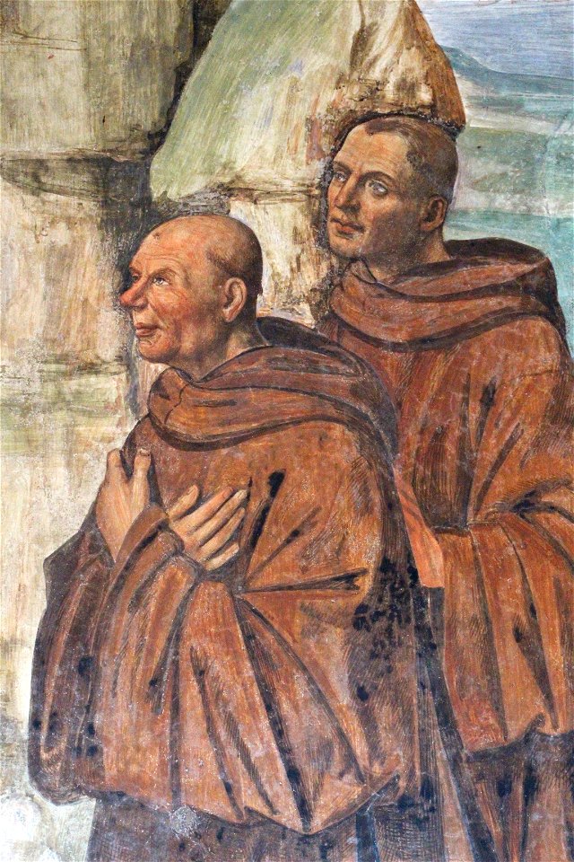 Storie di s. benedetto, 09 sodoma - Come Benedetto ai prieghi di alcuni eremiti consente di essere loro capo 04