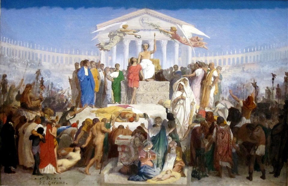The Age of Augustus, the Birth of Christ by Jean-Léon Gérôme, c. 1852-54