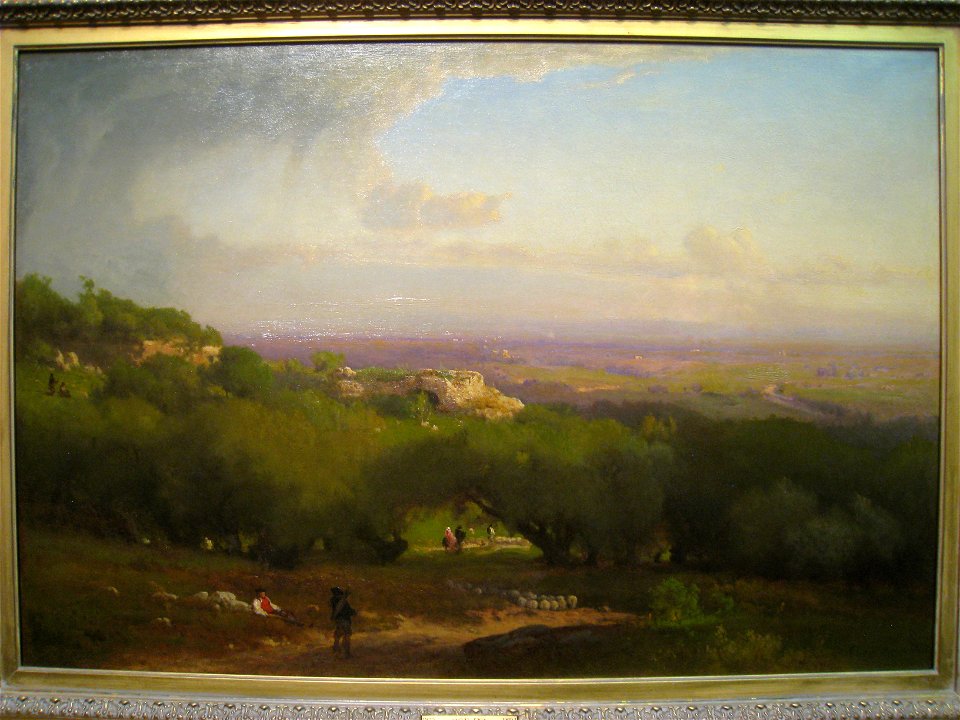 The Alban Hills, 1873, by George Inness (1825-1894) - Worcester Art Museum - IMG 7669