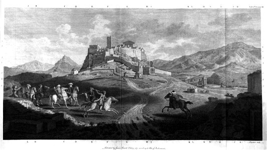 The general View of the Acropolis (James Stuart). Free illustration for personal and commercial use.