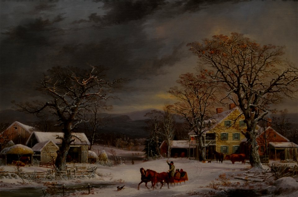 The Half-Way House, by George Henry Durrie