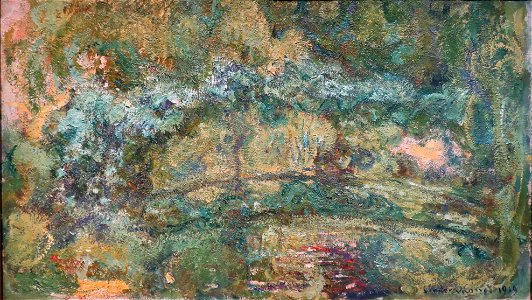 The Japanese Bridge by Claude Monet, 1919, Kunstmuseum Basel