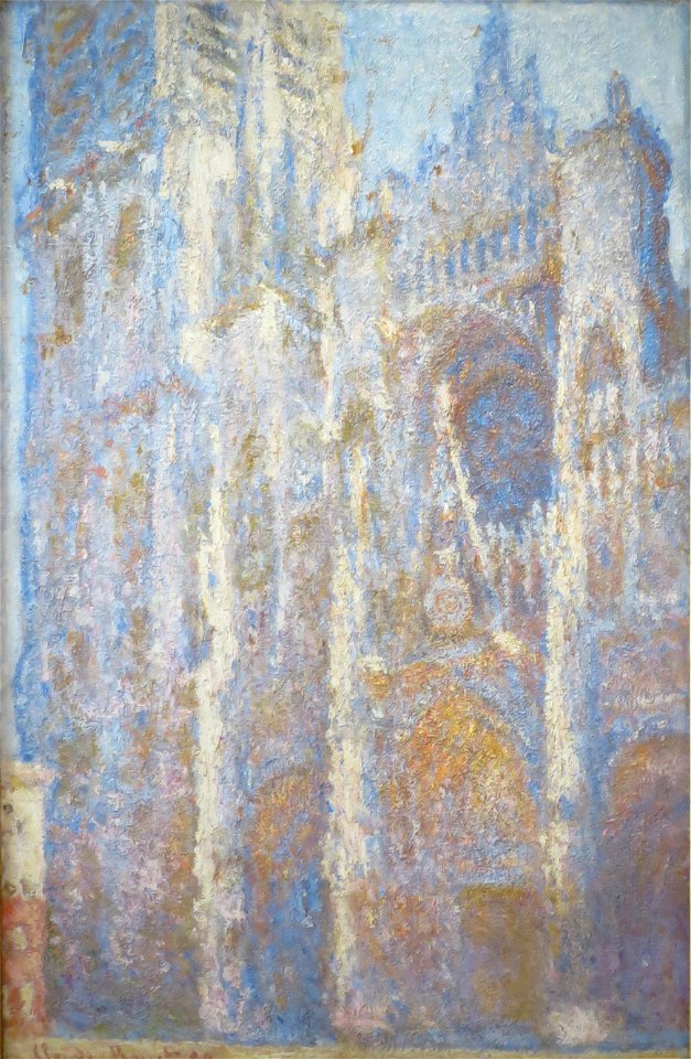 The Rouen Cathedral at Noon by Claude Monet, 1894, Pushkin Museum