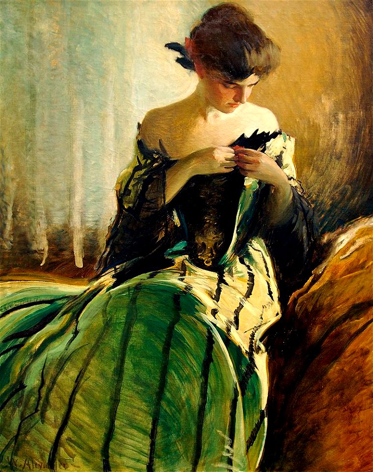 Study in Black and Green
