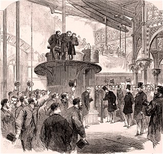 The Prince of Wales opening the Metropolitan Main-drainage works at Crossness, ILN, 1865. Free illustration for personal and commercial use.