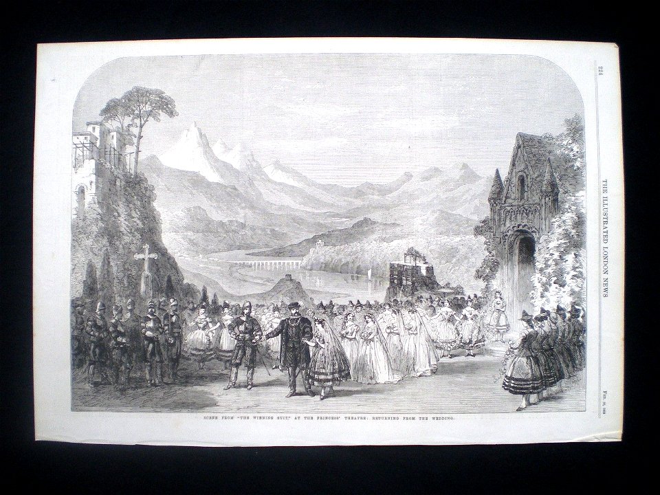 The Winning Suit 1863 with Amy Sedgwick from Illus London News
