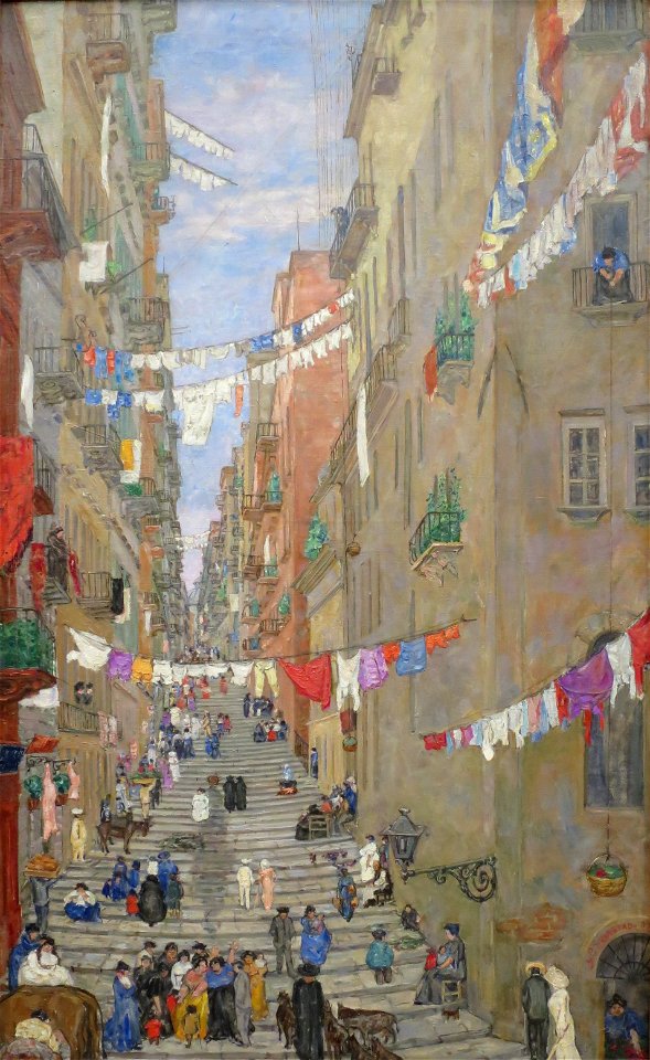 'Palonetto, Sta. Lucia, Naples' by Anders Svarstad, Bergen Kunstmuseum