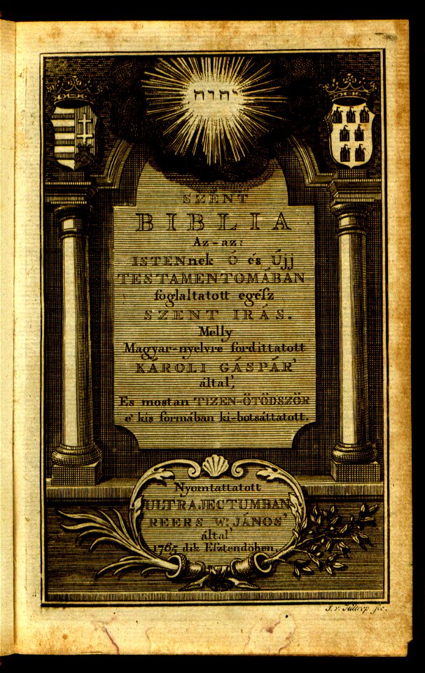 Szent Biblia - 1765 - Universiteitsbibliotheek VU XP.05596