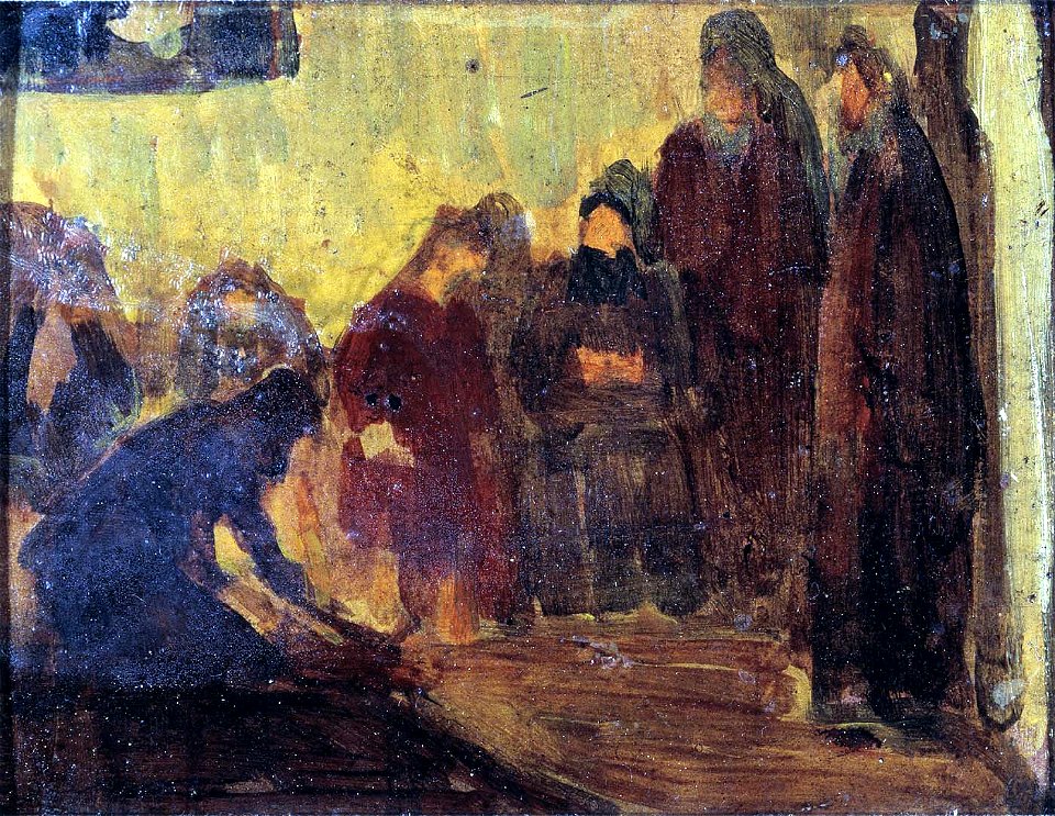 Study, Christ Washing the Feet of the Disciples 1983.95.186 1a