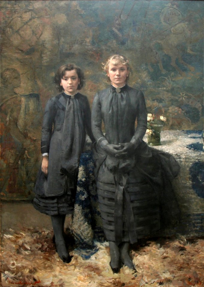 Théo van Rysselberghe - Les Soeurs du peintre Schlobach