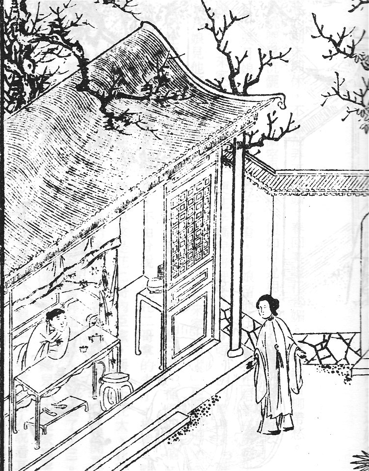 金瓶梅格子门插图1