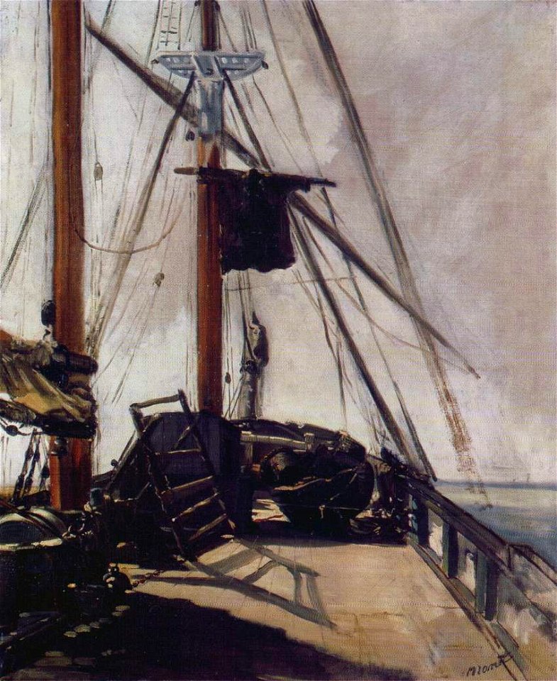 Édouard Manet - Ships deck