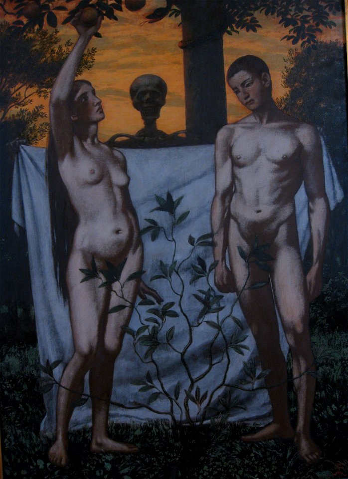 Adam and Eve Hans Thoma IMG 7251
