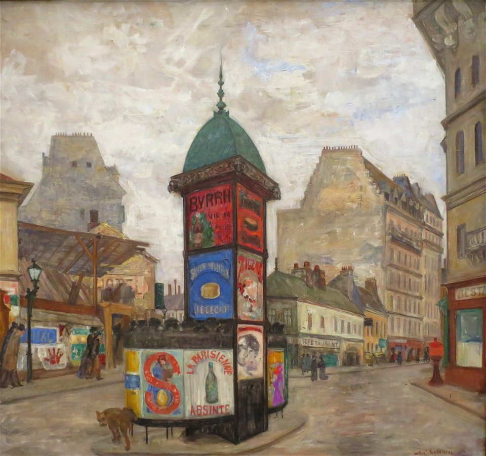 'Street in Bruges' by Anders Svarstad, Bergen Kunstmuseum