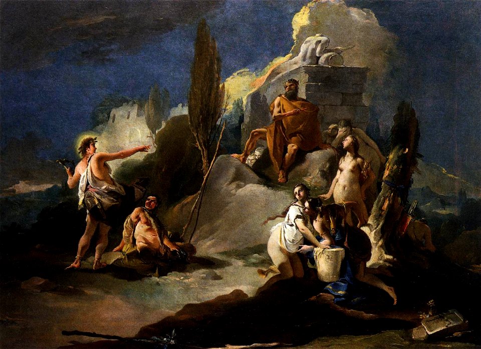 Tiepolo, Giovanni Battista - Apollo and Marsyas - 1720-22
