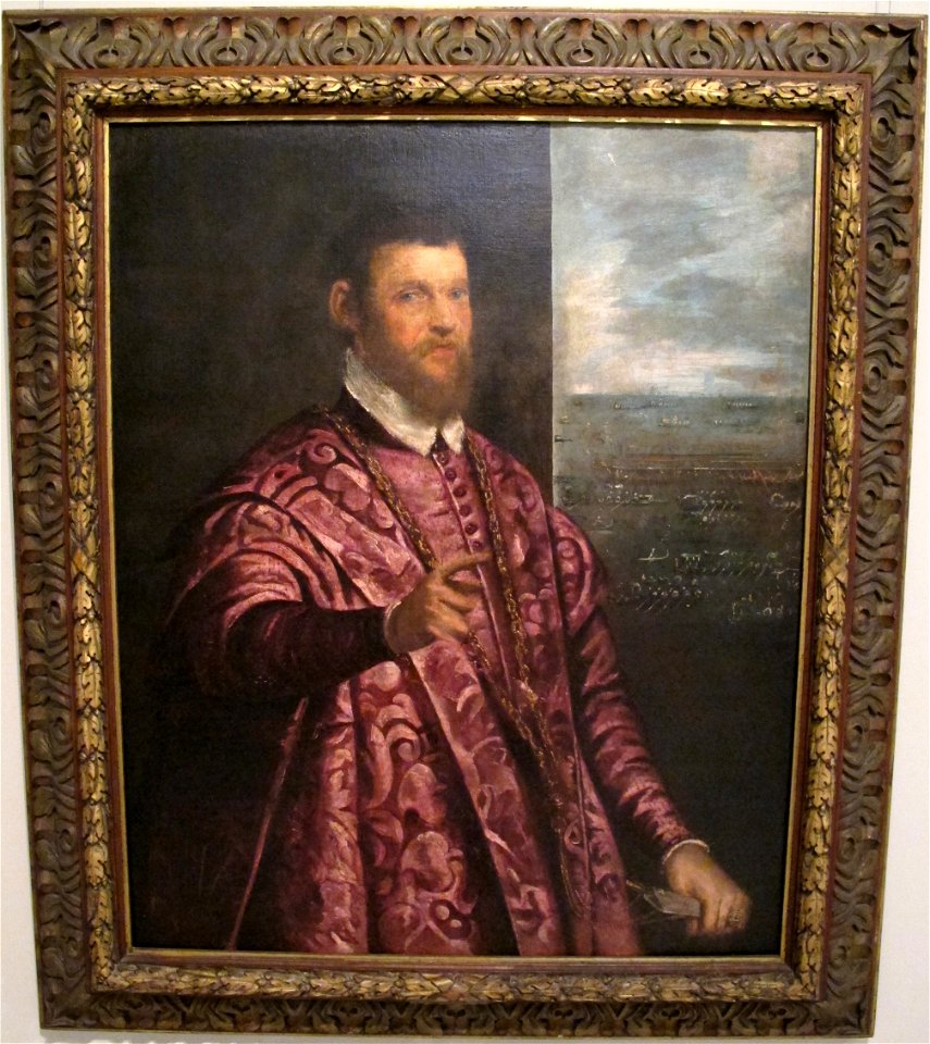 Tintoretto, ritratto di un senatore veneziano 01