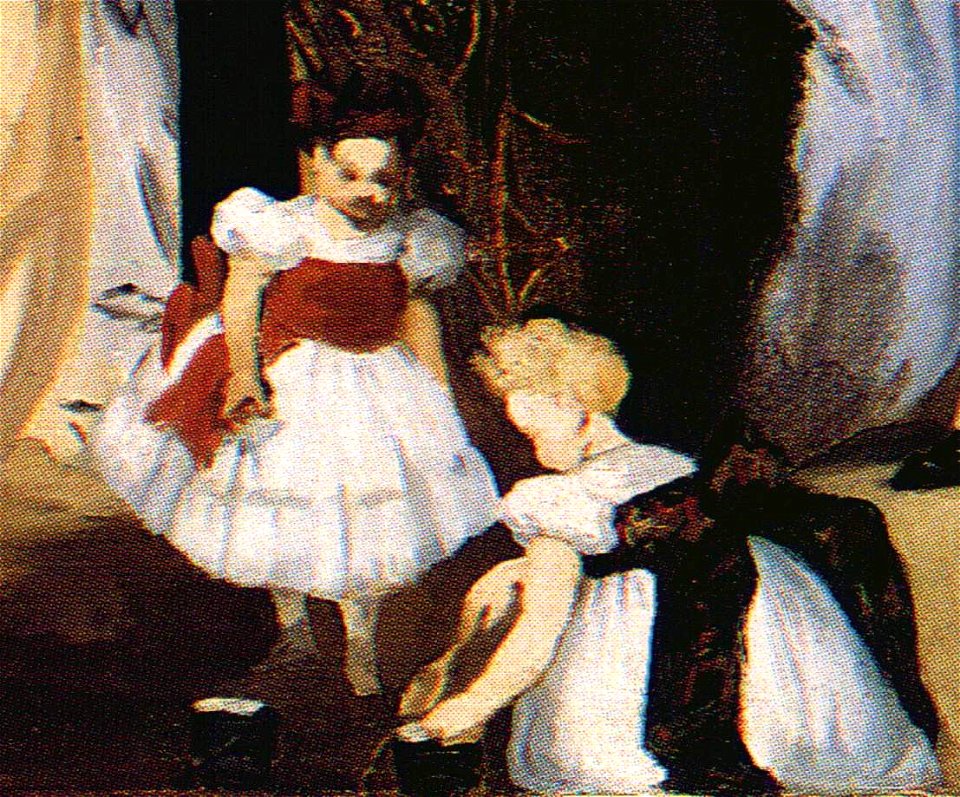 Èdouard Manet - Music in the Tuileries Gardens (Detail)
