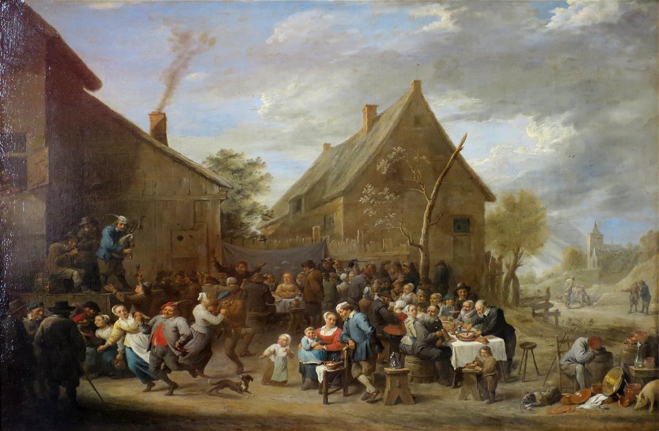 'Village Wedding' by David Teniers the Younger, 1650, The Hermitage