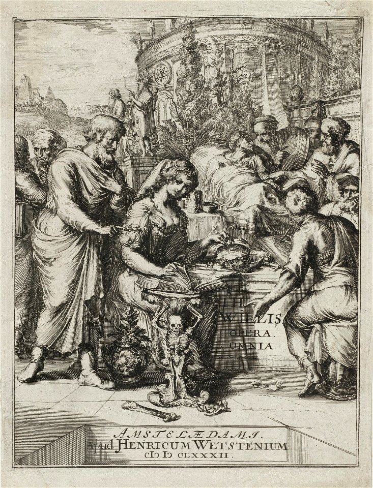 Titelprent voor TH Willis opera omnia, NL-HlmNHA 53008777