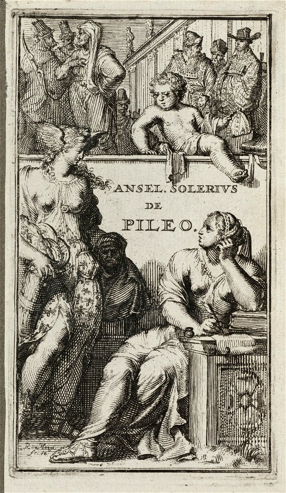 Titelprent voor Anselmus Solerius De pileo, NL-HlmNHA 53008794