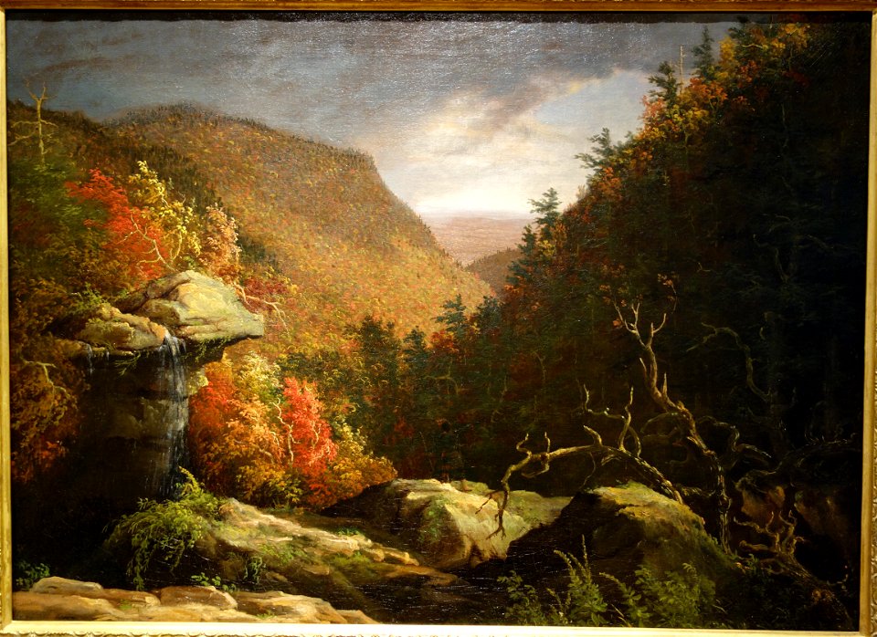 The Clove, Catskills, by Thomas Cole, c. 1826, oil on canvas - New Britain Museum of American Art - DSC09301