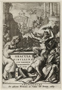 Titelprent Oracula Sibyllina cum variorum Commentariis Gr et Lat. NL-HlmNHA 53008763
