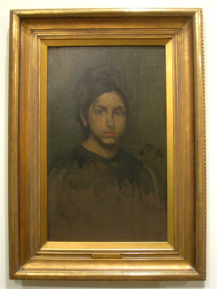 The Daughter of the Concierge, circa 1894, by James Abbot McNeill Whistler (1834-1903) - Worcester Art Museum - IMG 7604