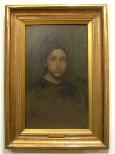 The Daughter of the Concierge, circa 1894, by James Abbot McNeill Whistler (1834-1903) - Worcester Art Museum - IMG 7604