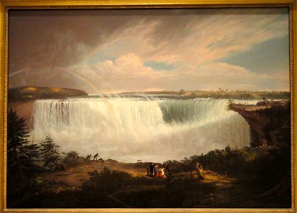 The Great Horseshoe Fall, Niagara, 1820, by Alvan Fisher - SAAM - DSC00857