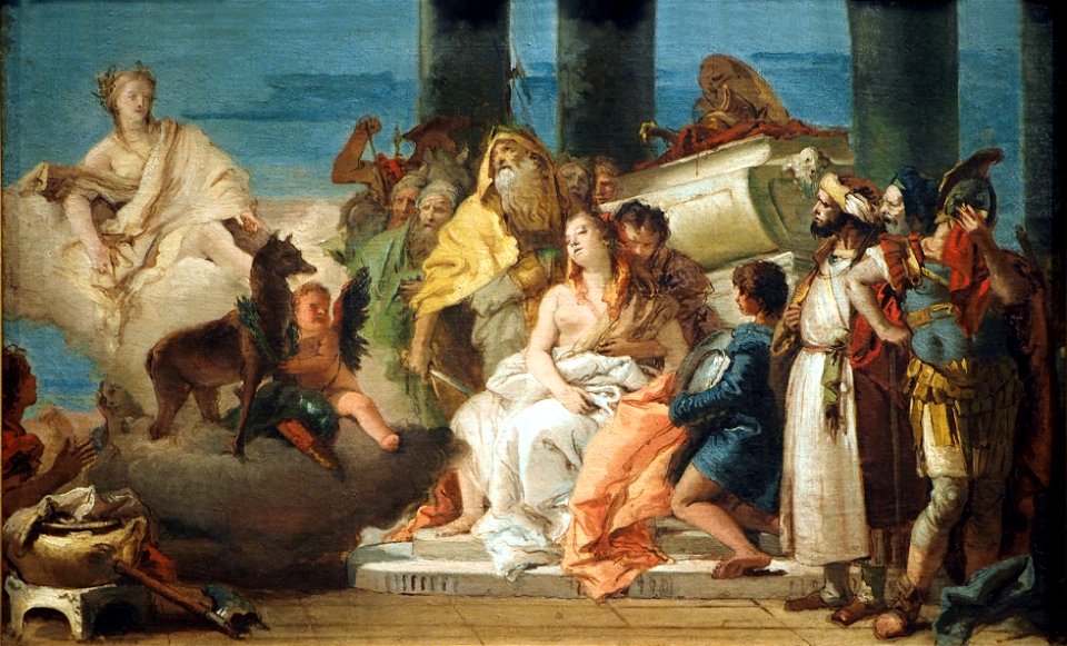 Tiepolo Giovanni Battista The Sacrcifice of Iphigenia@Kunsthalle Hamburg